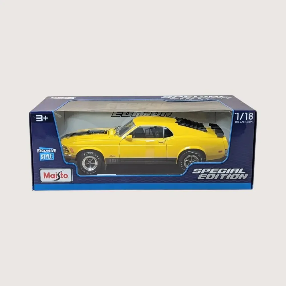 Maisto Special Edition 1970 Ford Mustang Mach 1: 1/18 Diecast Model